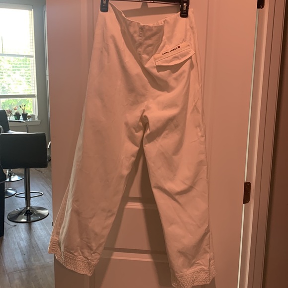 Zara Srpls white pants. Perfect condition. Worn once. Size S - Picture 2 of 3